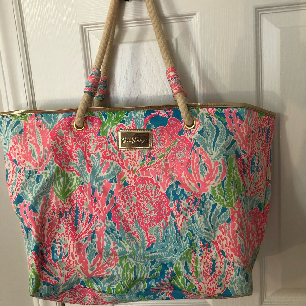 Lily Pulitzer beach bag